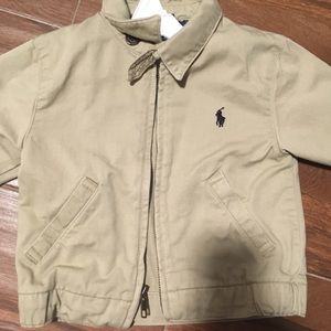 Polo tan jacket.